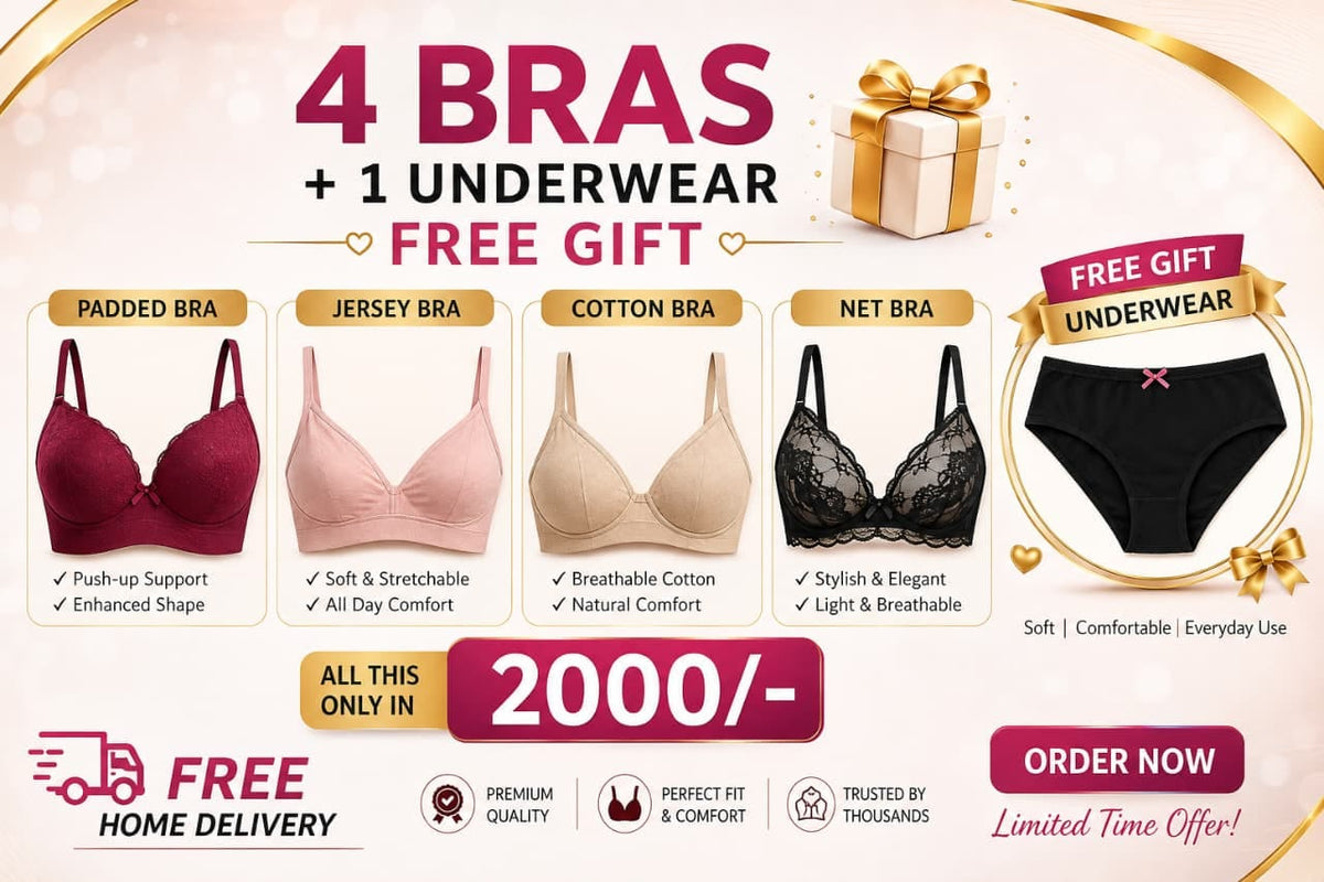 PACK OF 4 DIFFRENT BRAS